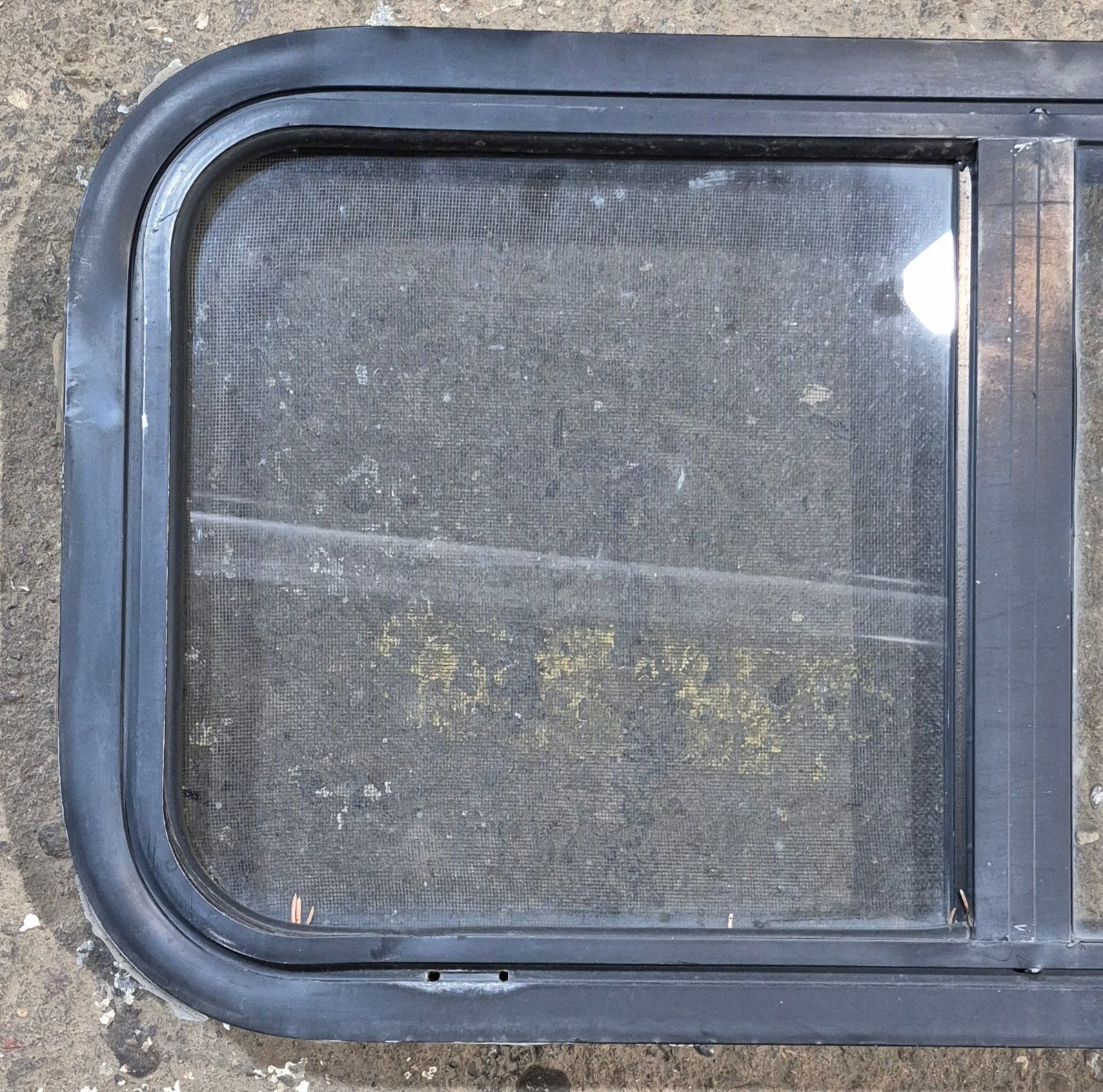 Used Black Radius Opening Window : 29 1/2
