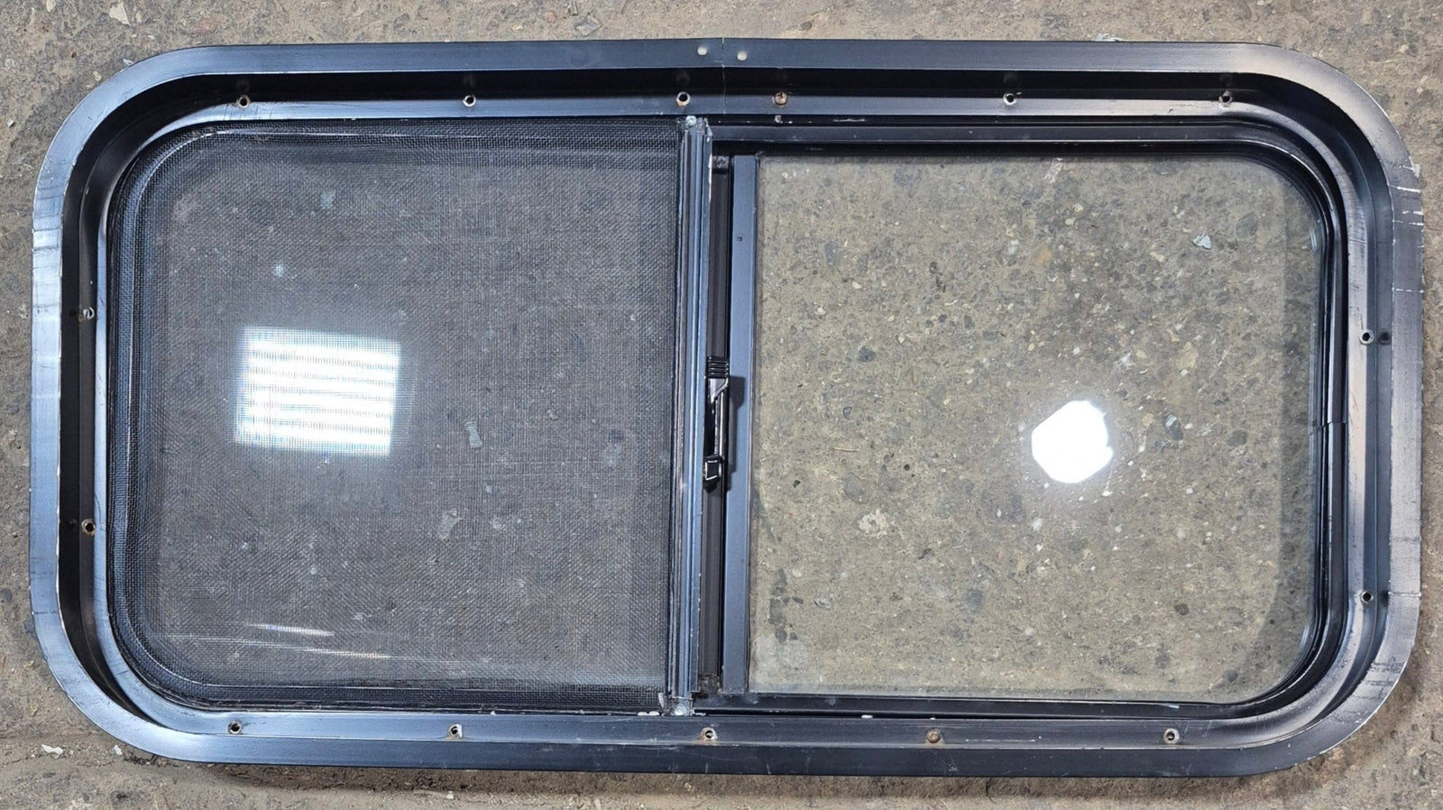 Used Black Radius Opening Window : 29 1/2
