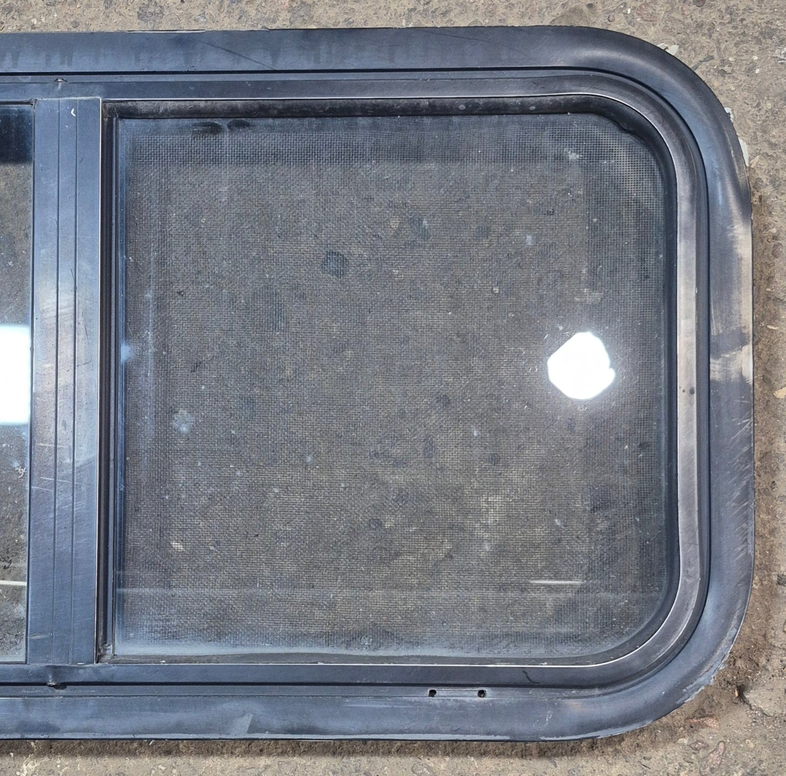 Used Black Radius Opening Window : 29 1/2
