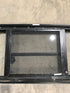 Used Black Radius Opening Window : 29 1/2" W x 14 3/4" H x 2" - Young Farts RV Parts