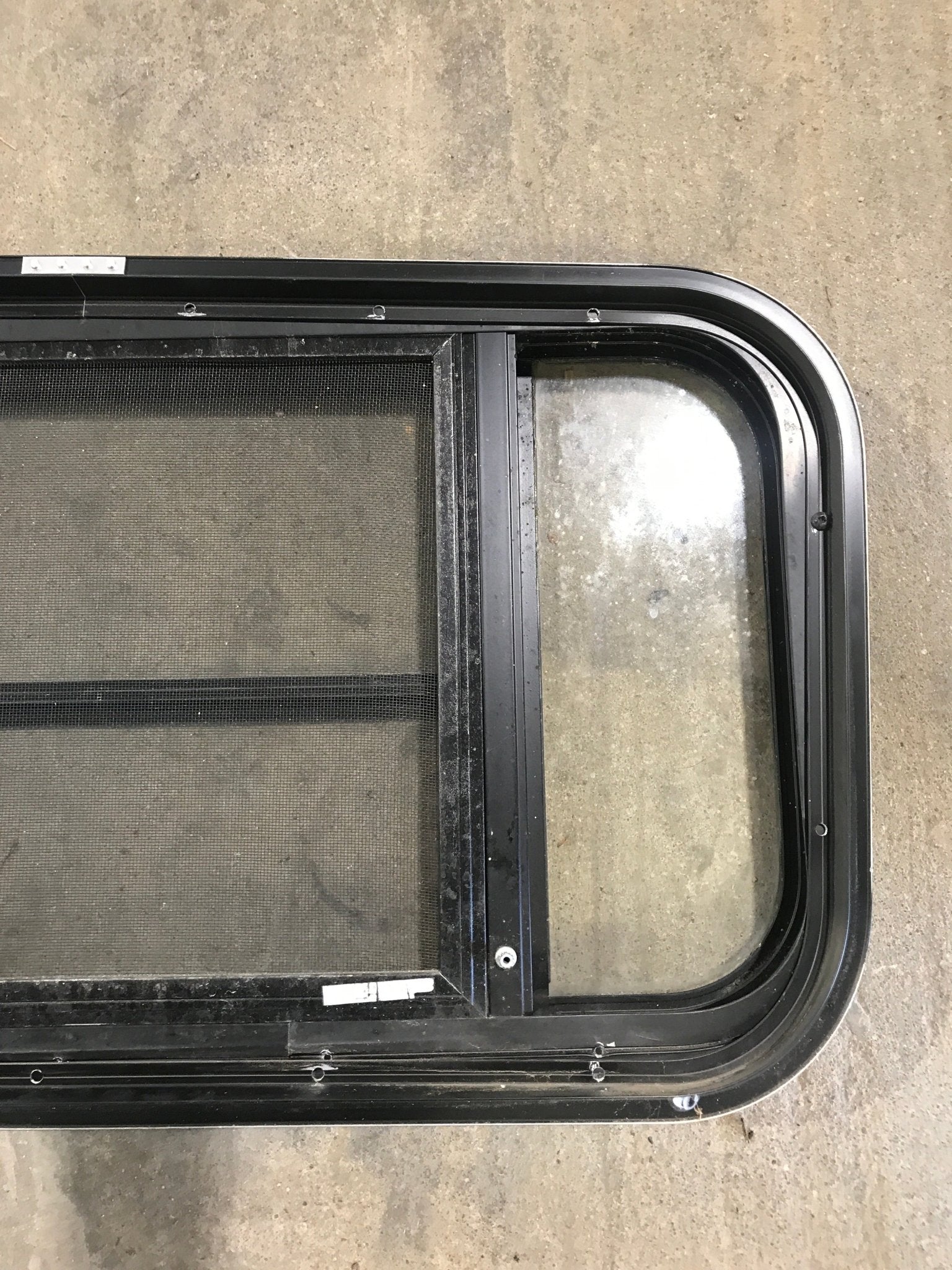 Used Black Radius Opening Window : 29 1/2