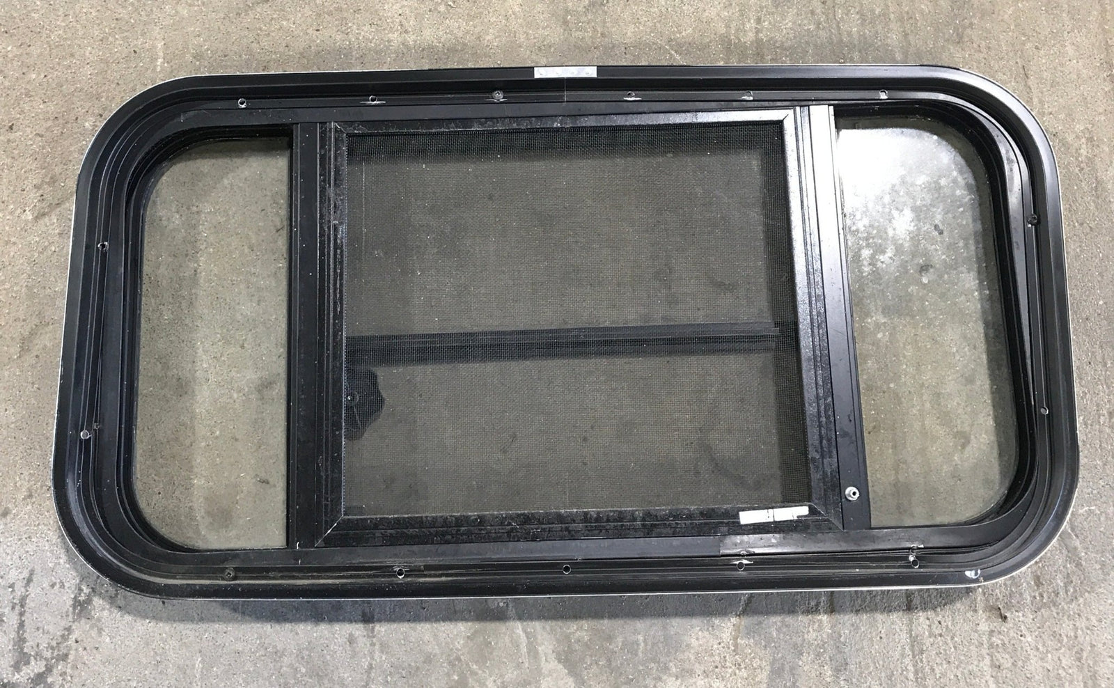 Used Black Radius Opening Window : 29 1/2