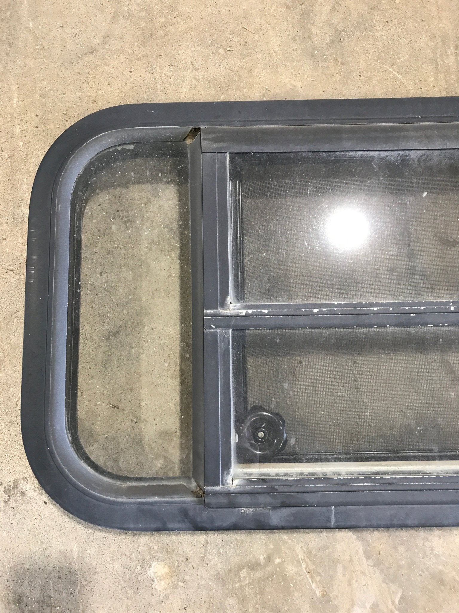 Used Black Radius Opening Window : 29 1/2