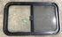 Used Black Radius Opening Window : 29 1/2" W x 17 1/2" H x 2" D - Young Farts RV Parts