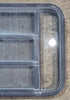 Used Black Radius Opening Window : 29 1/2" W x 22 1/2" H x 1 3/4" - Young Farts RV Parts