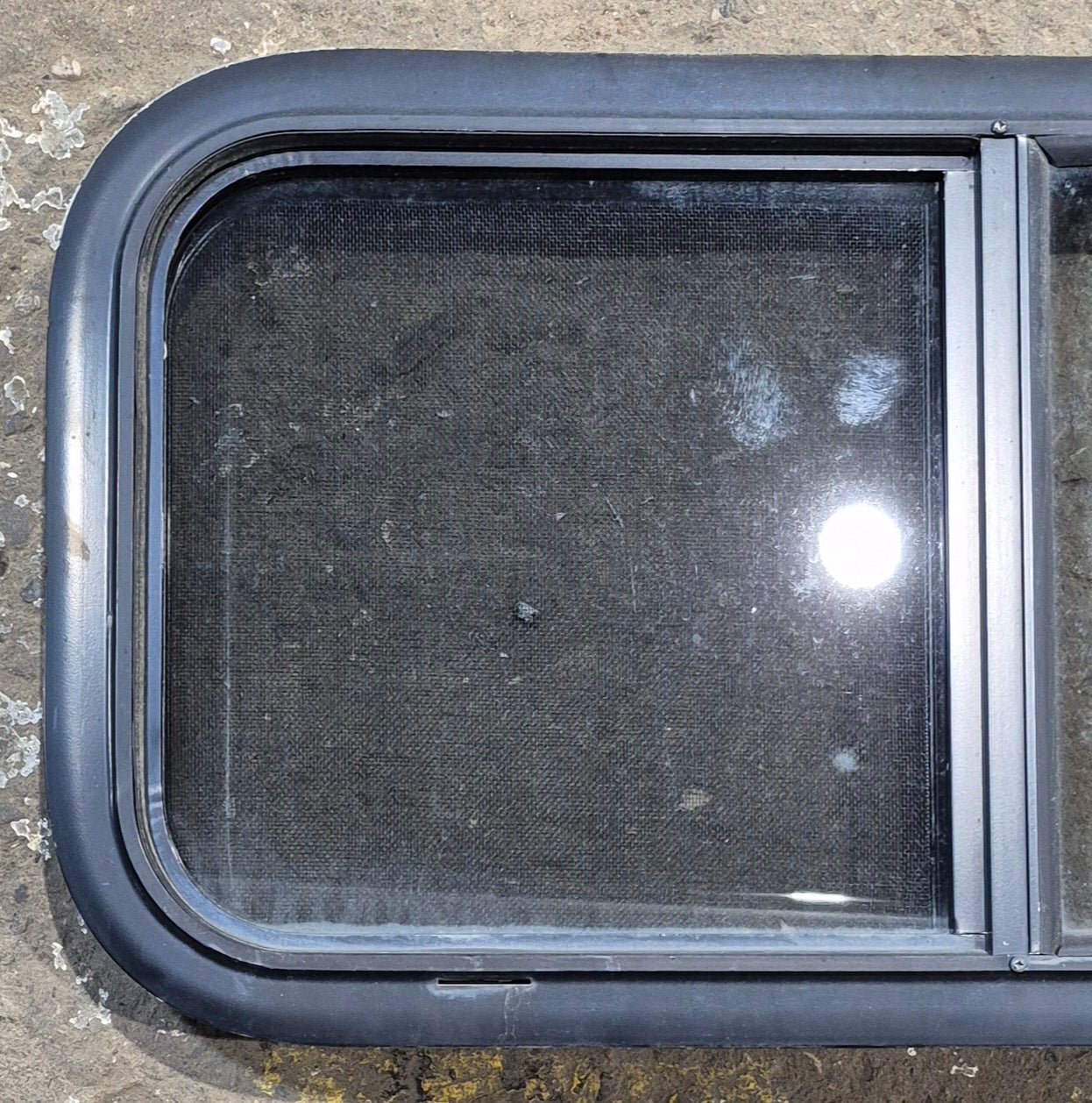 Used Black Radius Opening Window : 29 1/4