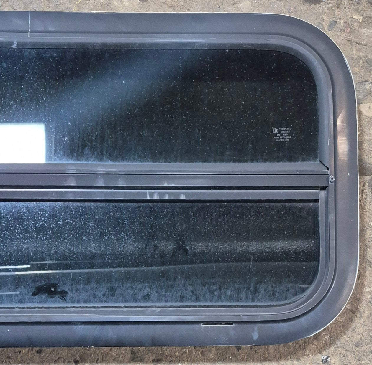 Used Black Radius Opening Window : 29 1/4