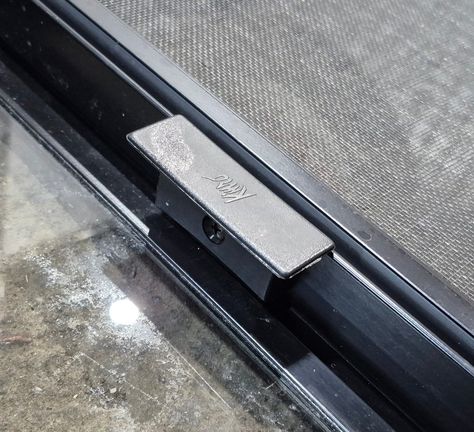 Used Black Radius Opening Window : 29 1/4