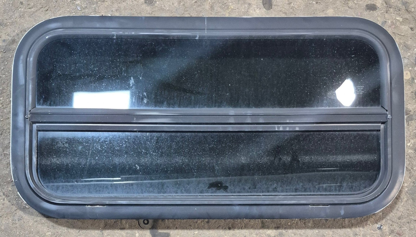 Used Black Radius Opening Window : 29 1/4