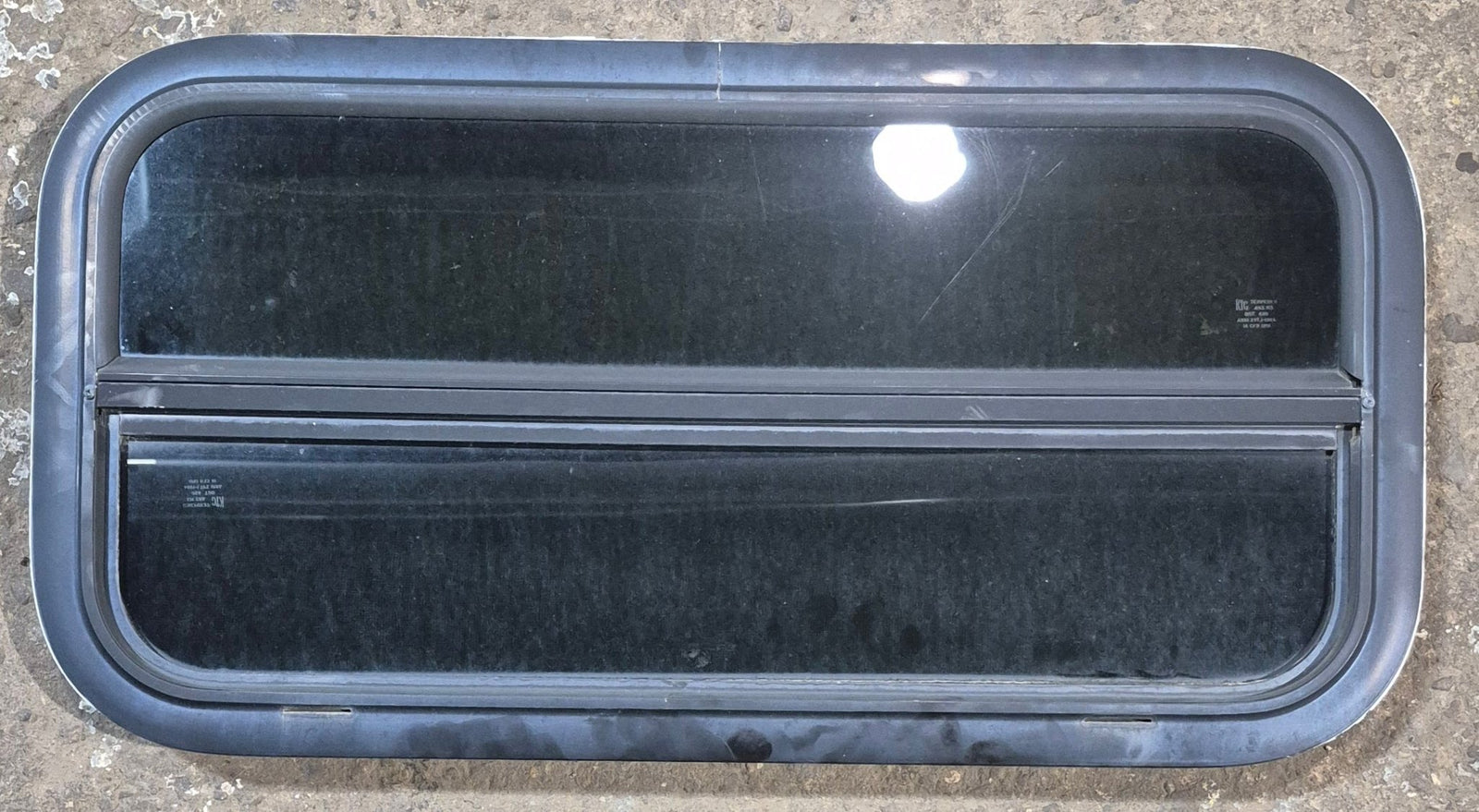 Used Black Radius Opening Window : 29 1/4
