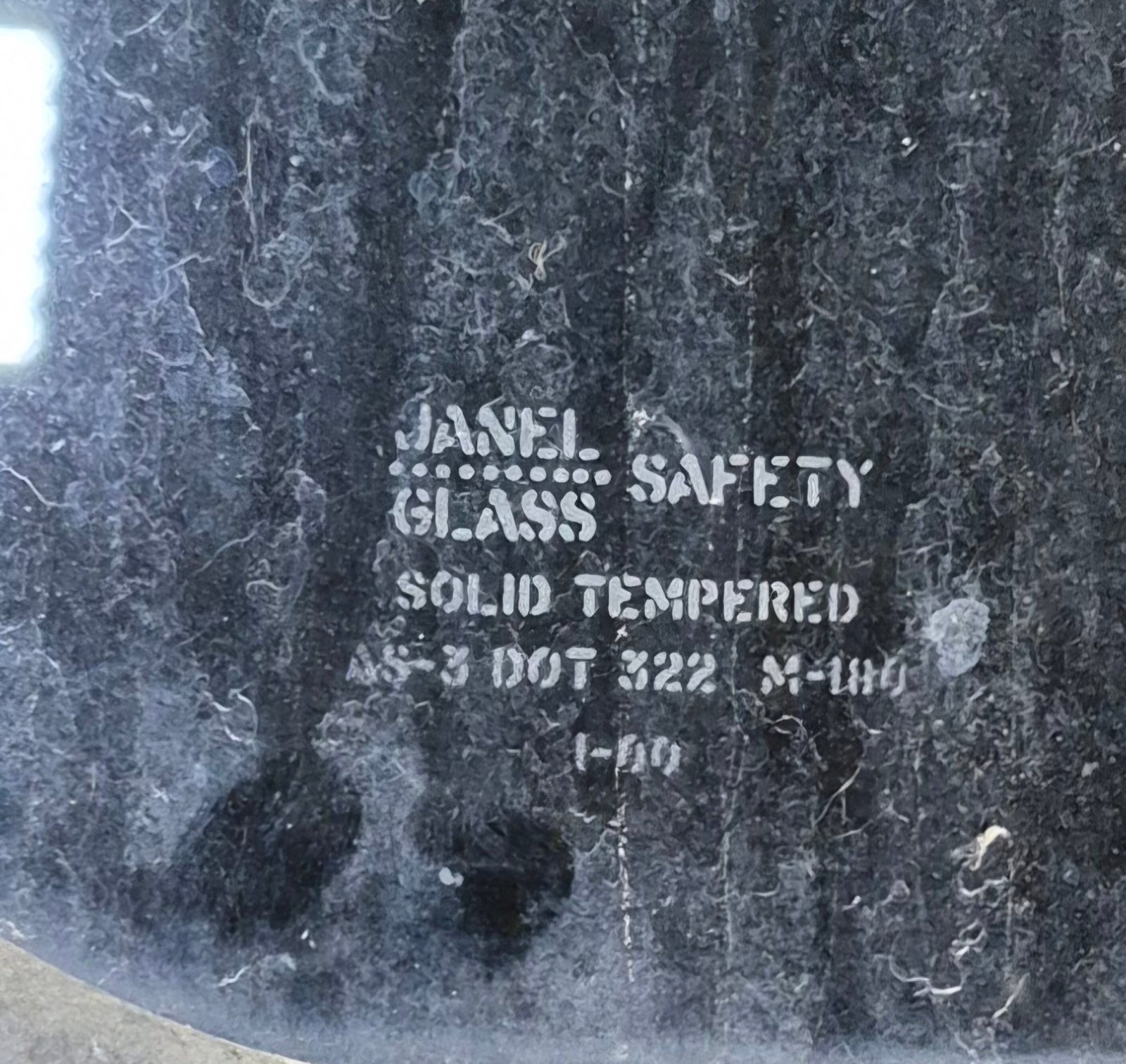 Used Black Radius Opening Window : 29 1/4