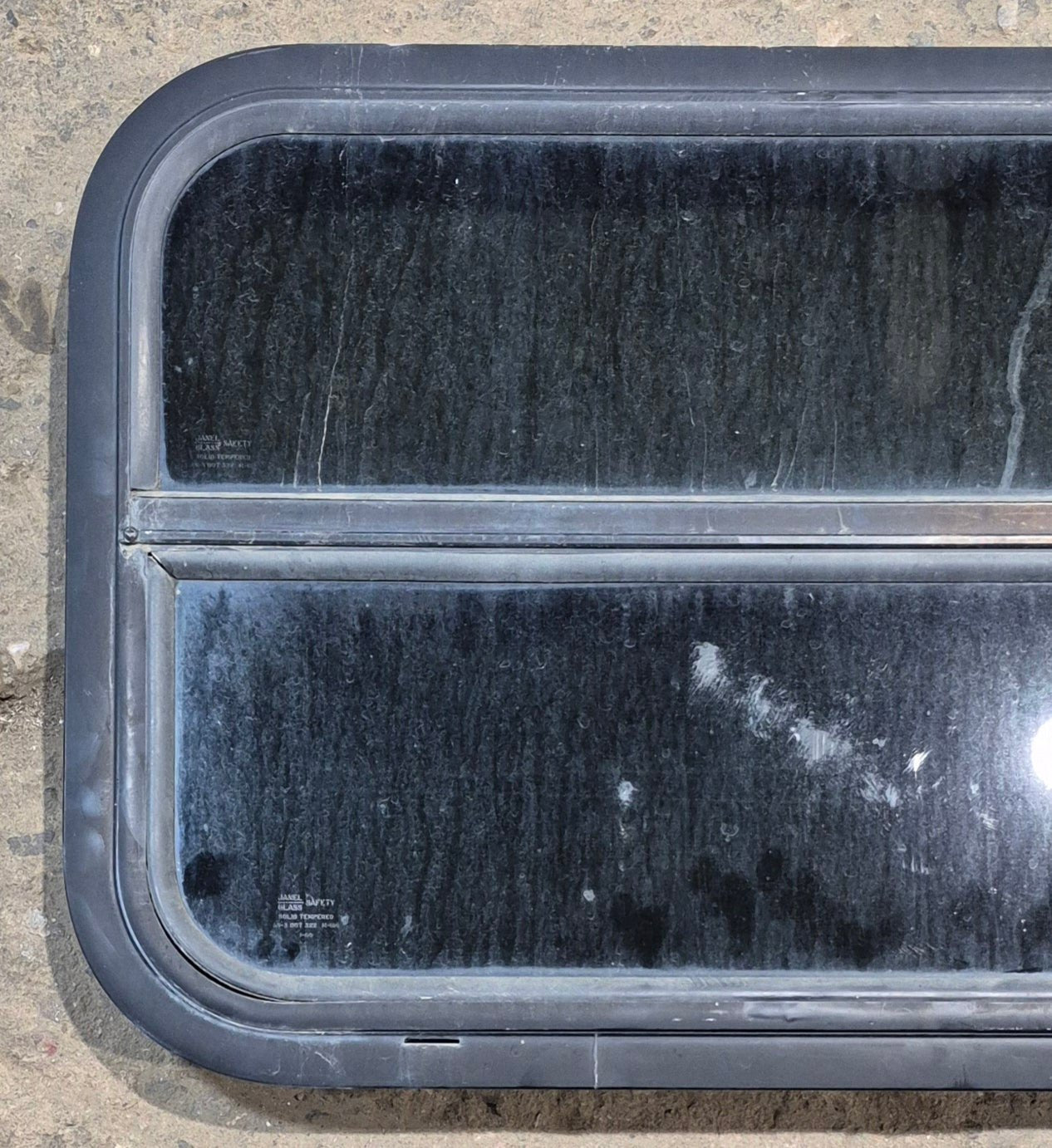 Used Black Radius Opening Window : 29 1/4