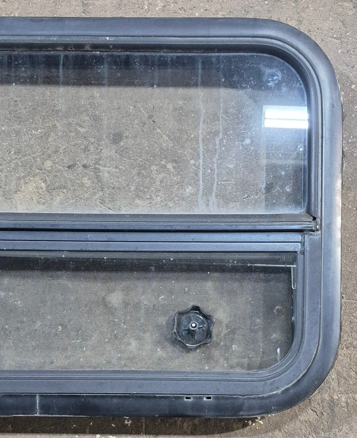 Used Black Radius Opening Window : 29 1/4