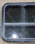 Used Black Radius Opening Window : 29 1/4" W x 21 1/4" H x 2" - Young Farts RV Parts