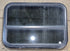 Used Black Radius Opening Window : 29 1/4" W x 21 1/4" H x 2" - Young Farts RV Parts