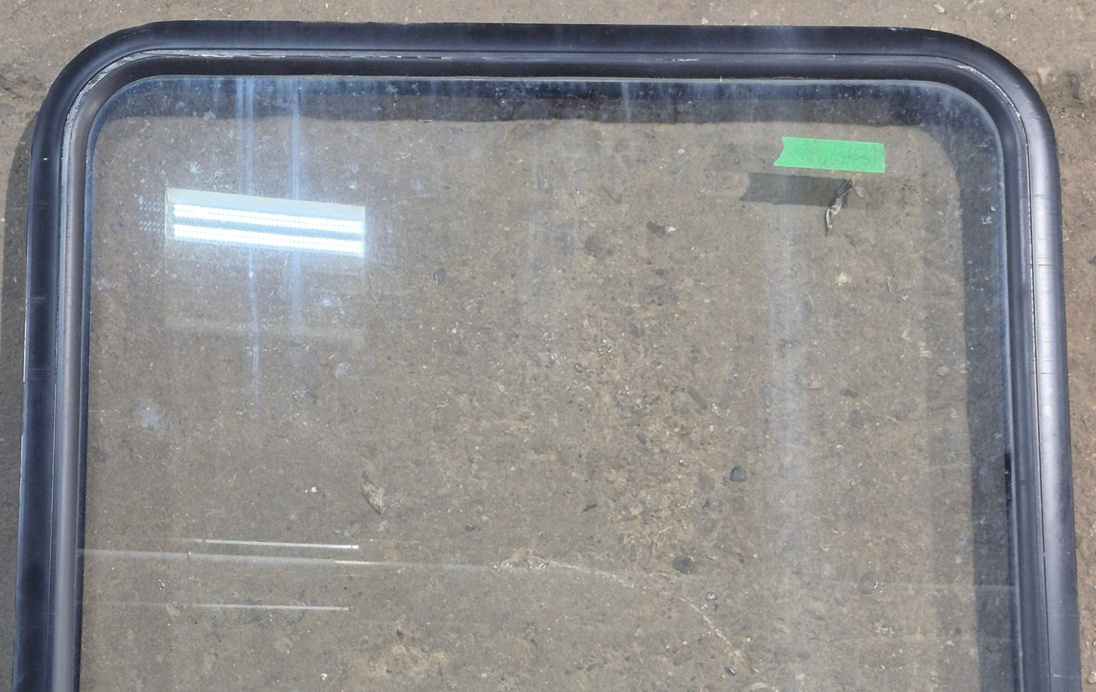 Used Black Radius Opening Window : 29 1/4