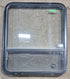 Used Black Radius Opening Window : 29 1/4" W x 34 1/2" H x 1 7/8" D - Young Farts RV Parts
