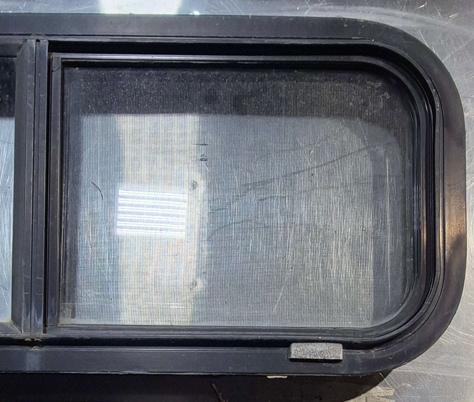 Used Black Radius Opening Window : 30 1/4