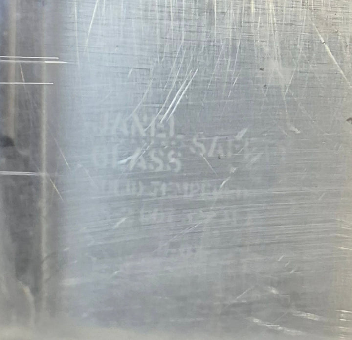 Used Black Radius Opening Window : 30 1/4" W x 11 3/4" H x 1 3/4" - Young Farts RV Parts