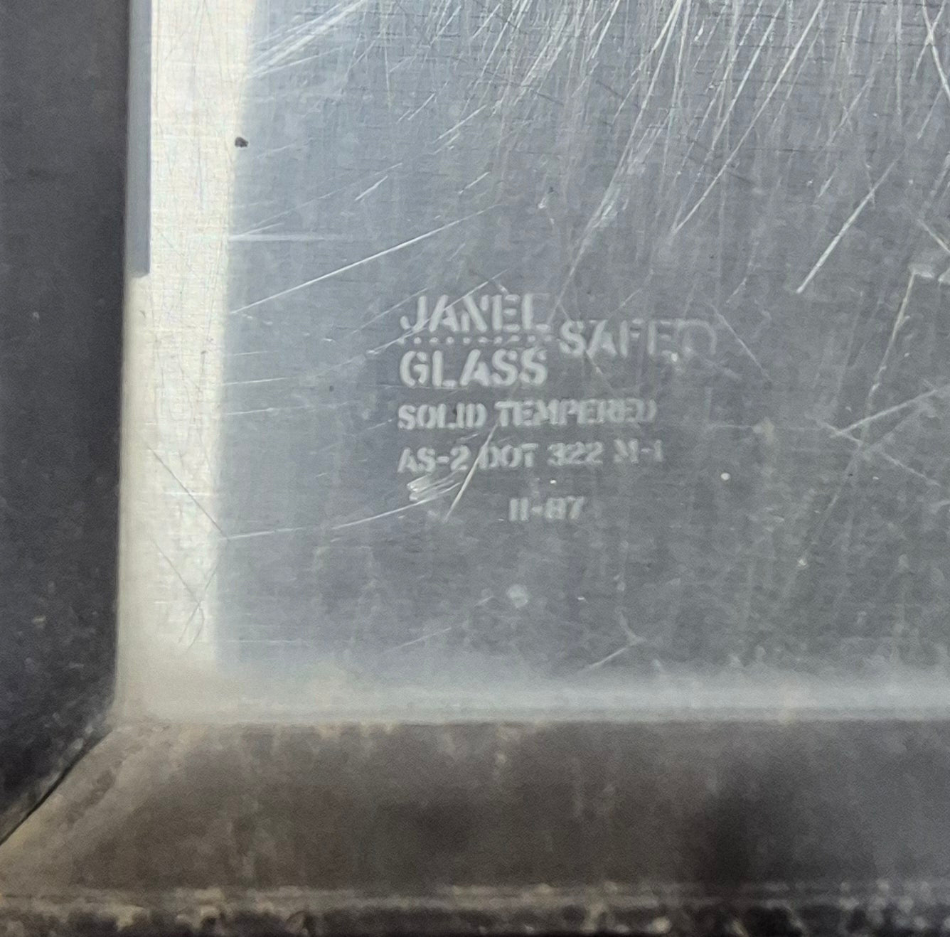 Used Black Radius Opening Window : 30 1/4