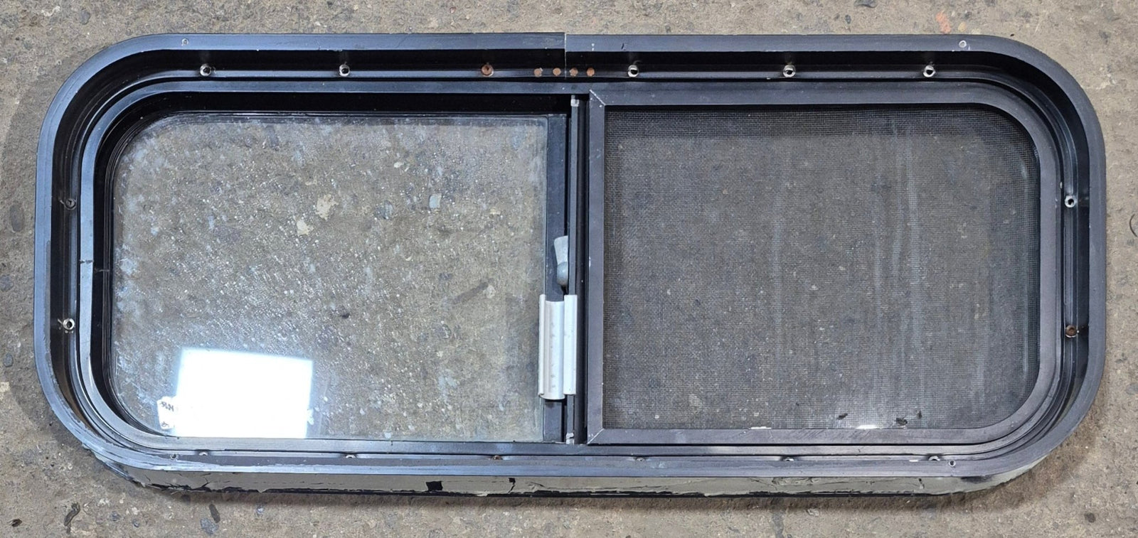 Used Black Radius Opening Window : 30 1/4
