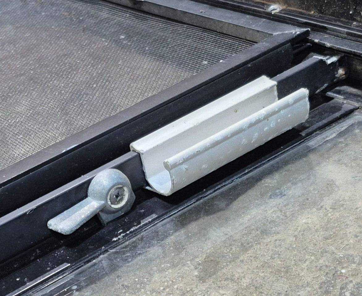 Used Black Radius Opening Window : 30 1/4