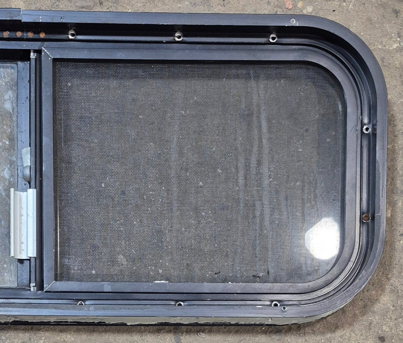 Used Black Radius Opening Window : 30 1/4