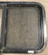 Used Black Radius Opening Window : 30 1/4" W x 17 3/4" H x 1 7/8" D - Young Farts RV Parts