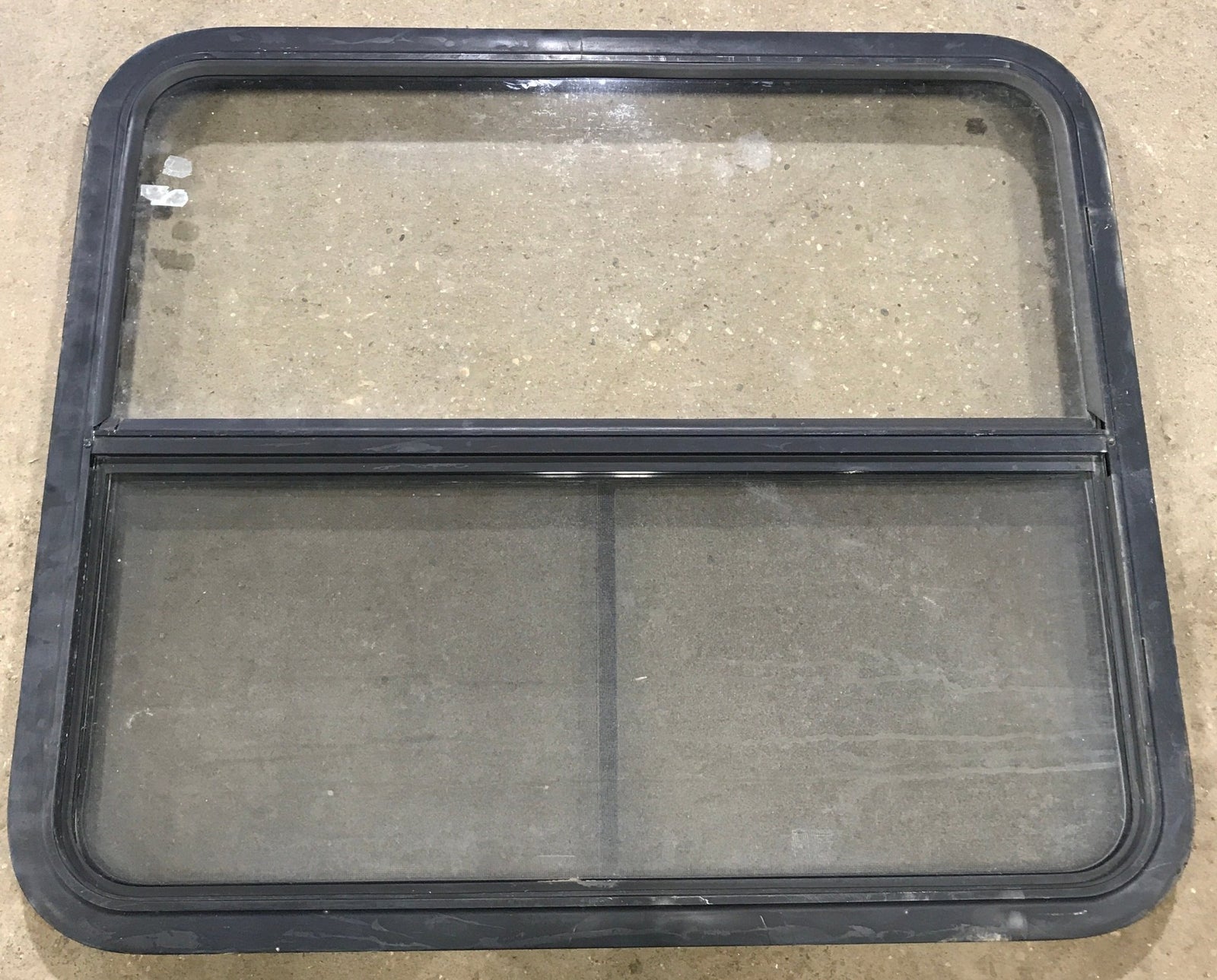 Used Black Radius Opening Window : 34 1/2