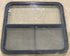 Used Black Radius Opening Window : 34 1/2" W x 29 1/2" H x 1 7/8" D - Young Farts RV Parts