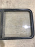 Used Black Radius Opening Window : 34 3/4" W x 23 1/4" H x 2" D - Young Farts RV Parts
