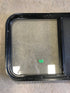 Used Black Radius Opening Window : 34" W x 19 3/4" H x 1 1/2" - Young Farts RV Parts