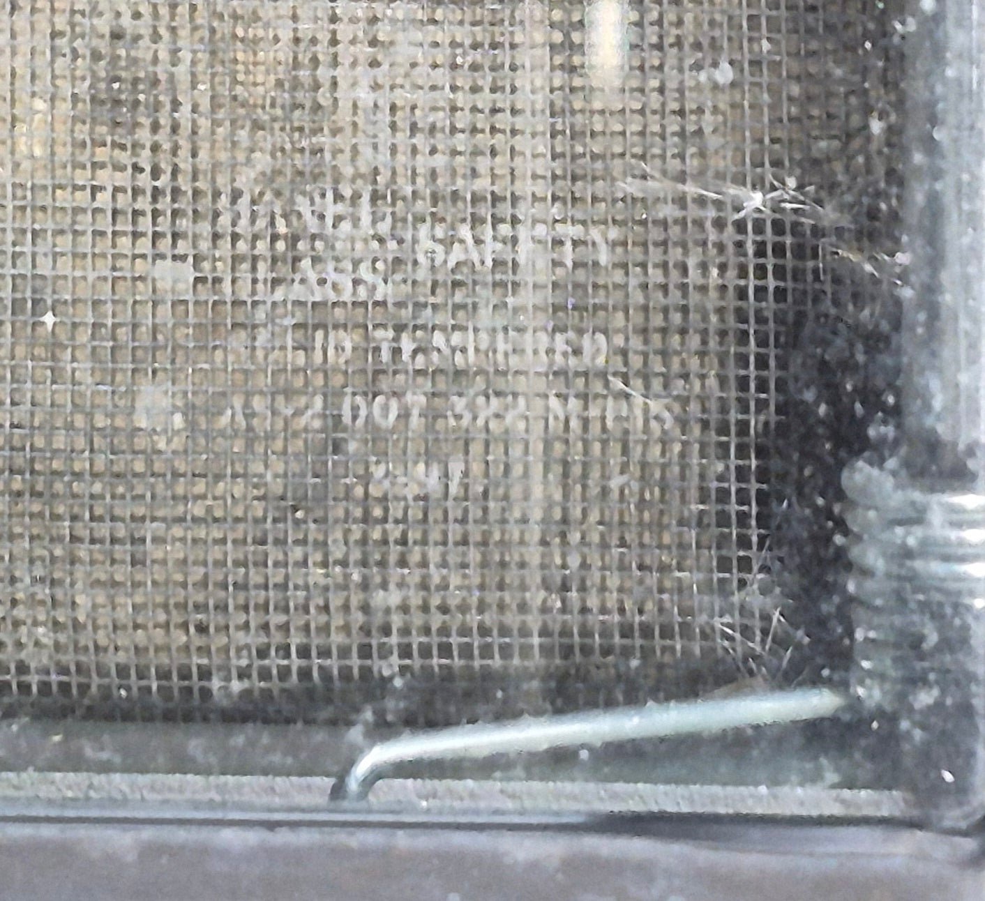 Used Black Radius Opening Window : 35 1/2