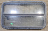 Used Black Radius Opening Window : 35 1/2