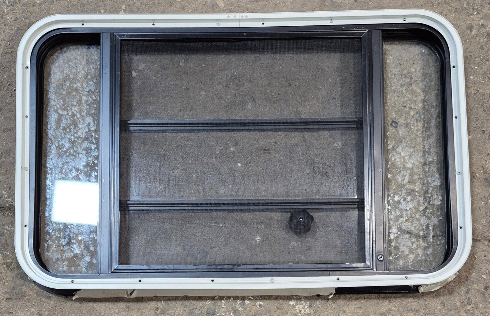 Used Black Radius Opening Window : 35 1/2