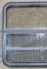 Used Black Radius Opening Window : 35 1/2" W x 28 3/4" H x 1 3/4" - Young Farts RV Parts