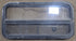 Used Black Radius Opening Window : 35 1/4" W x 17 1/4" H x 1 7/8" D - Young Farts RV Parts