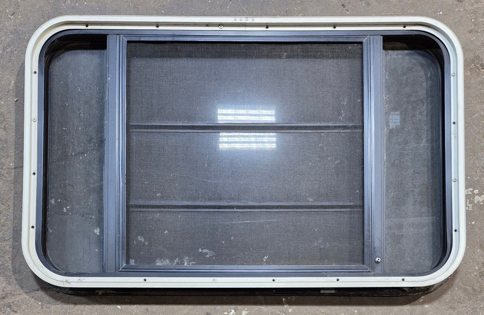Used Black Radius Opening Window : 35 1/4