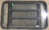 Used Black Radius Opening Window : 35 1/4" W x 21 1/4" H x 1 7/8" D - Young Farts RV Parts