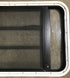 Used Black Radius Opening Window : 35 1/4" W x 21 1/4" H x 1 7/8" D - Young Farts RV Parts