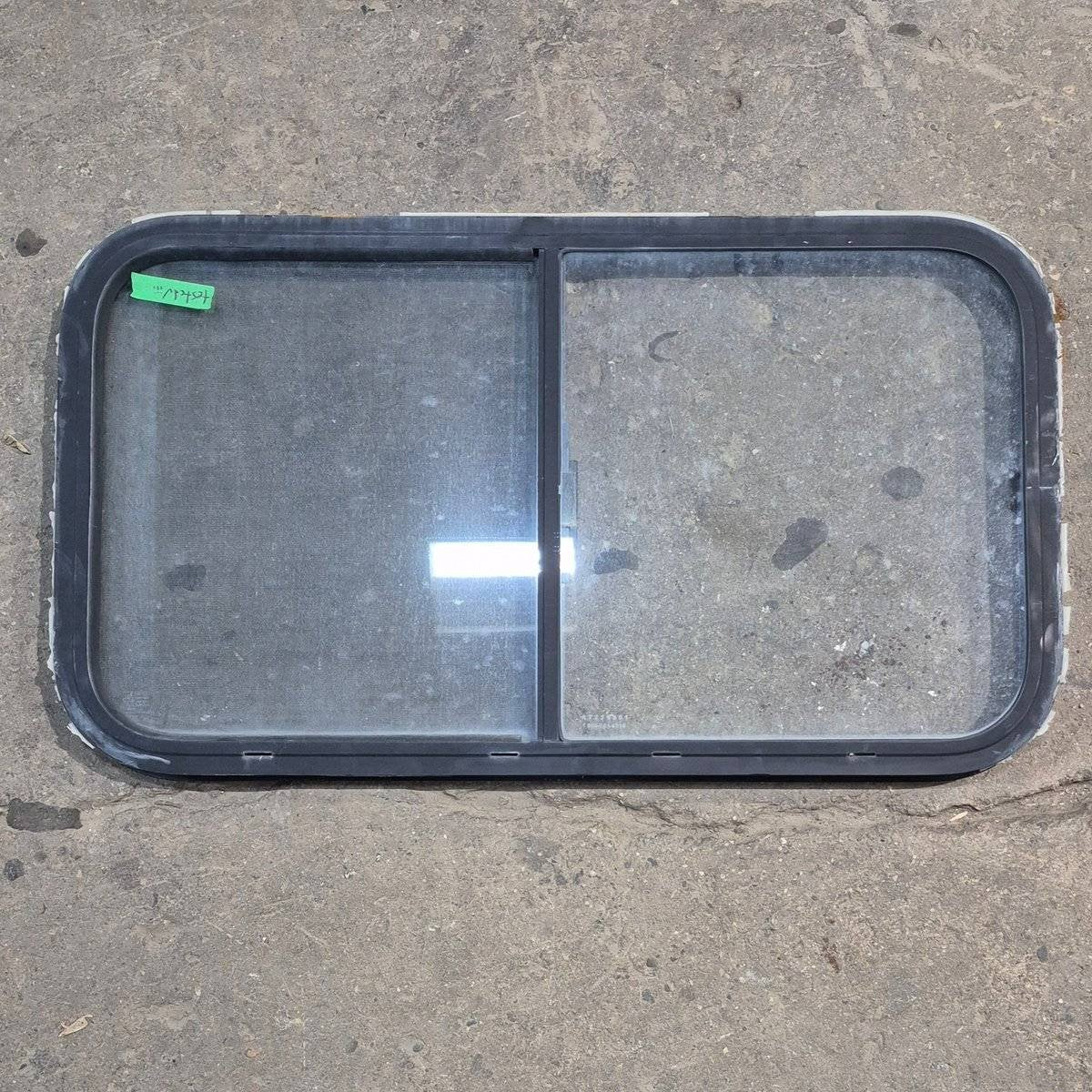 Used Black Radius Opening Window - 35.5 X 19.5 X 1.25 - Young Farts RV Parts