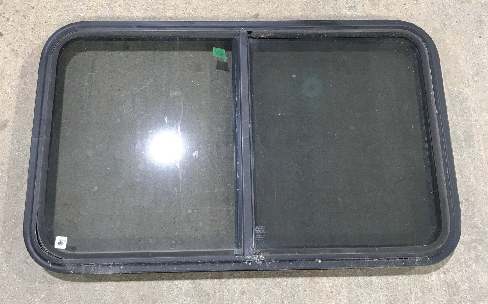 Used Black Radius Opening Window : 36 1/2
