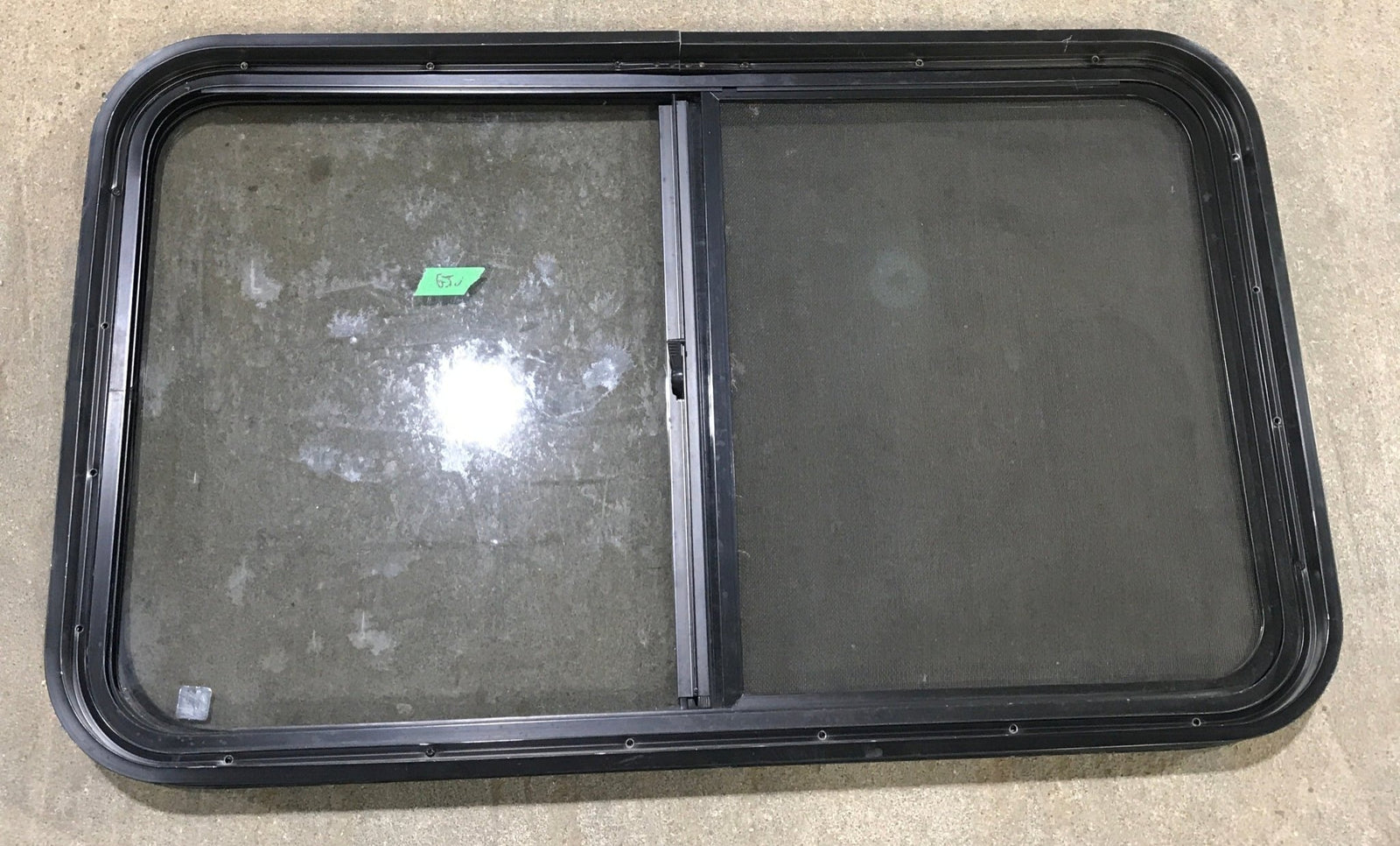 Used Black Radius Opening Window : 36 1/2