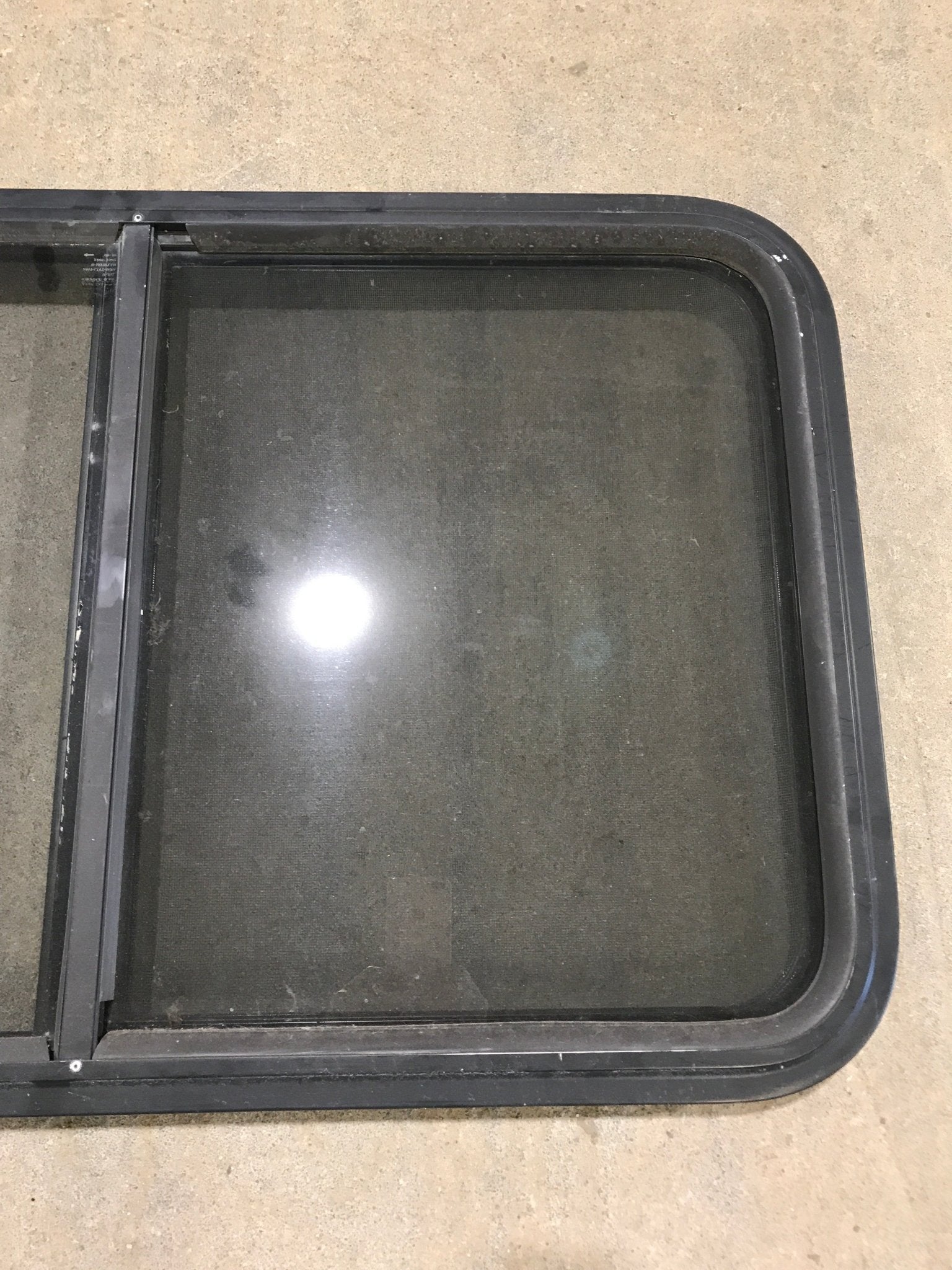 Used Black Radius Opening Window : 36 1/2