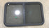 Used Black Radius Opening Window : 36 1/2" W x 22" H x 1 7/8" - Young Farts RV Parts