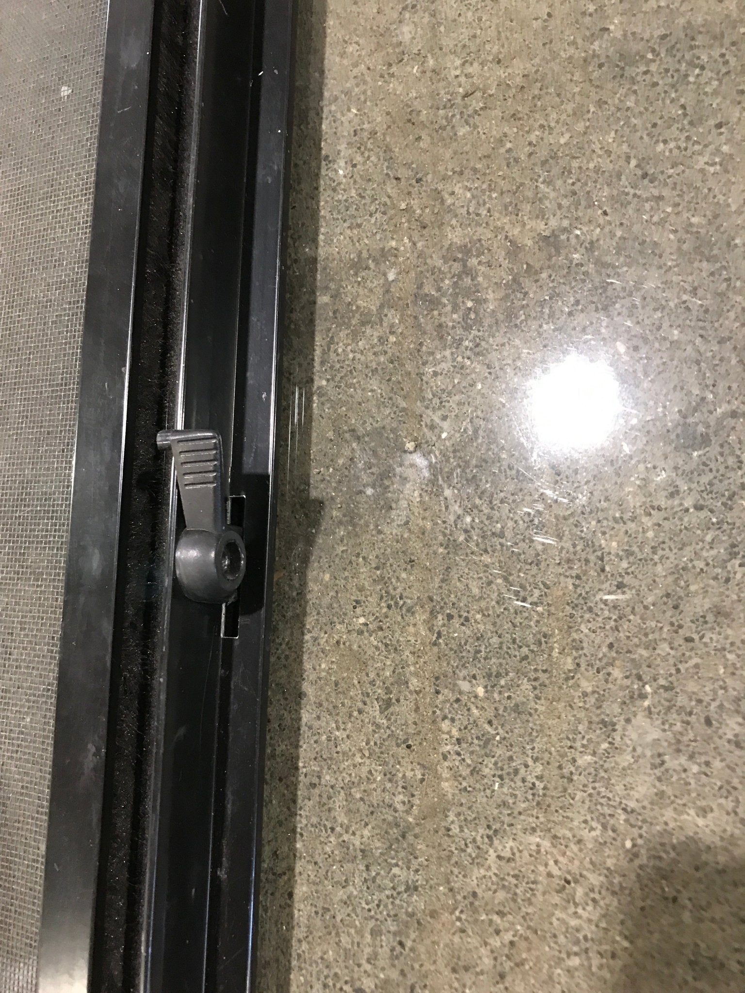 Used Black Radius Opening Window : 36 1/2