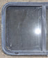 Used Black Radius Opening Window : 36 1/4" W x 21 3/4" H x 1 7/8" - Young Farts RV Parts