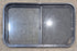 Used Black Radius Opening Window : 36 1/4" W x 21 3/4" H x 1 7/8" - Young Farts RV Parts