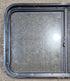 Used Black Radius Opening Window : 36 1/4" W x 21 3/4" H x 1 7/8" - Young Farts RV Parts