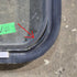 Used Black Radius Opening Window - 36 X 38 X 1.75 - Young Farts RV Parts
